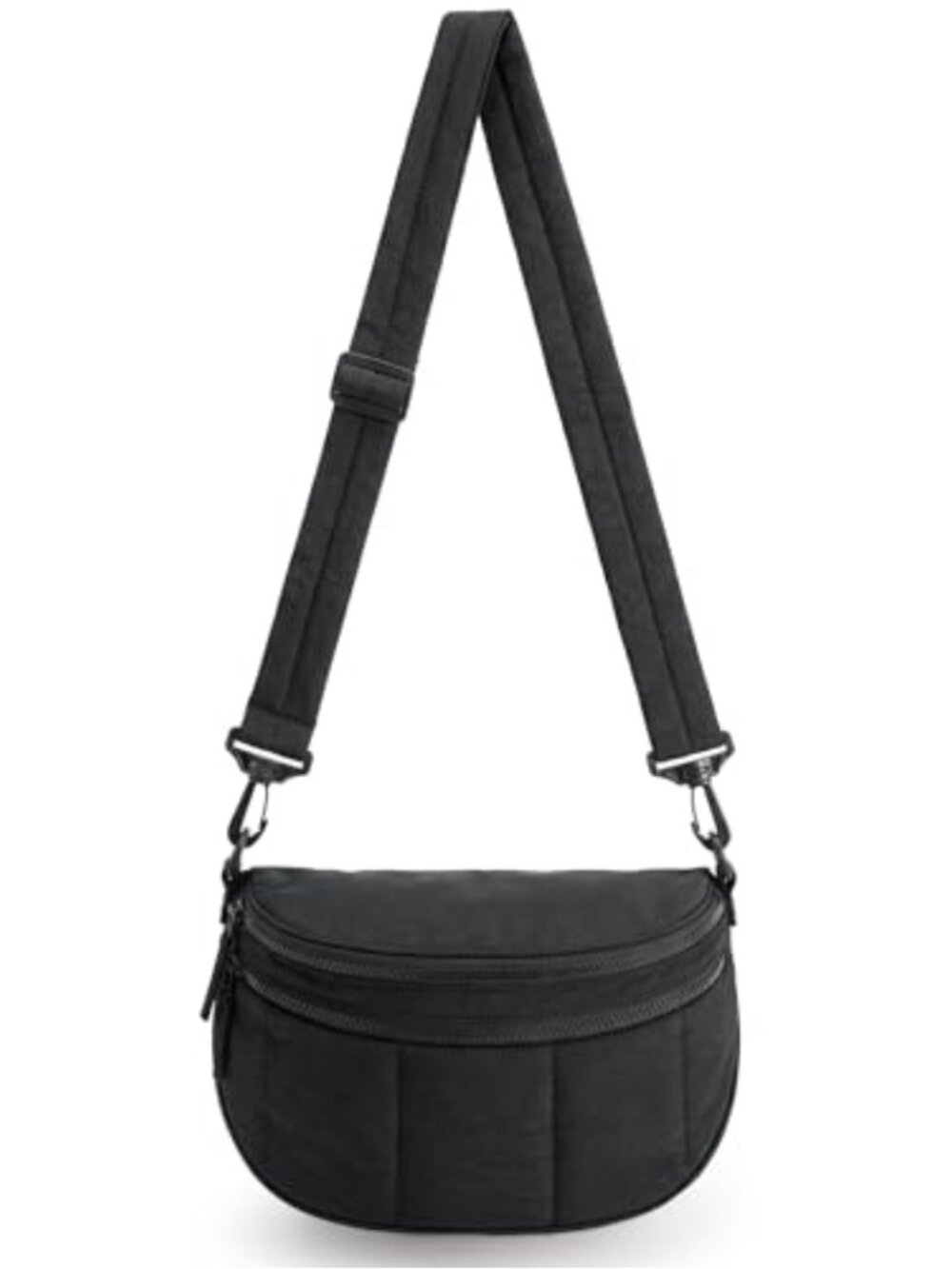 BAGSMART Puffer Crossbody Bag Water-Resistant Lightweight Travel Purse